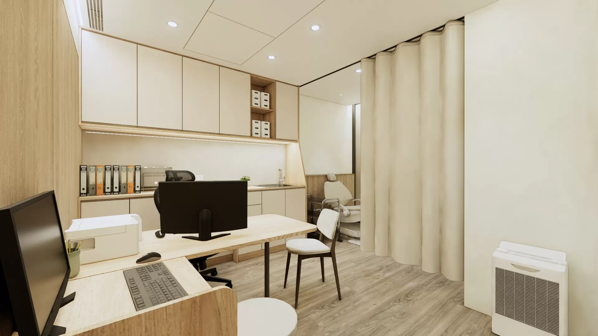 新竹竹北涵恩婦產科診所 內部環境 診間