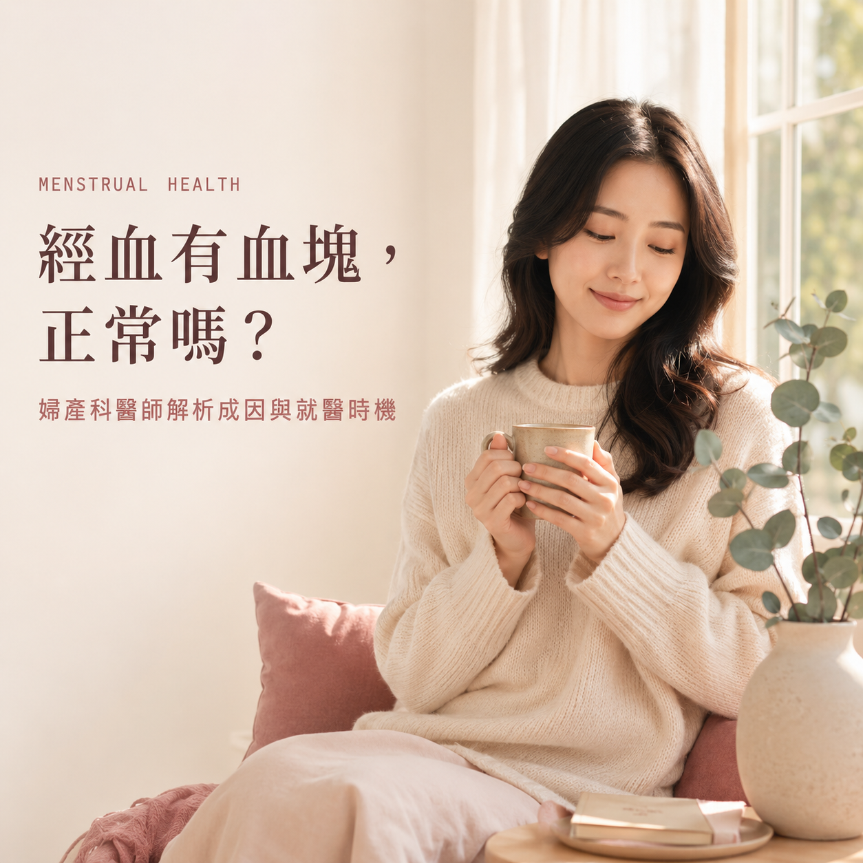 經期女性居家溫柔情境封面