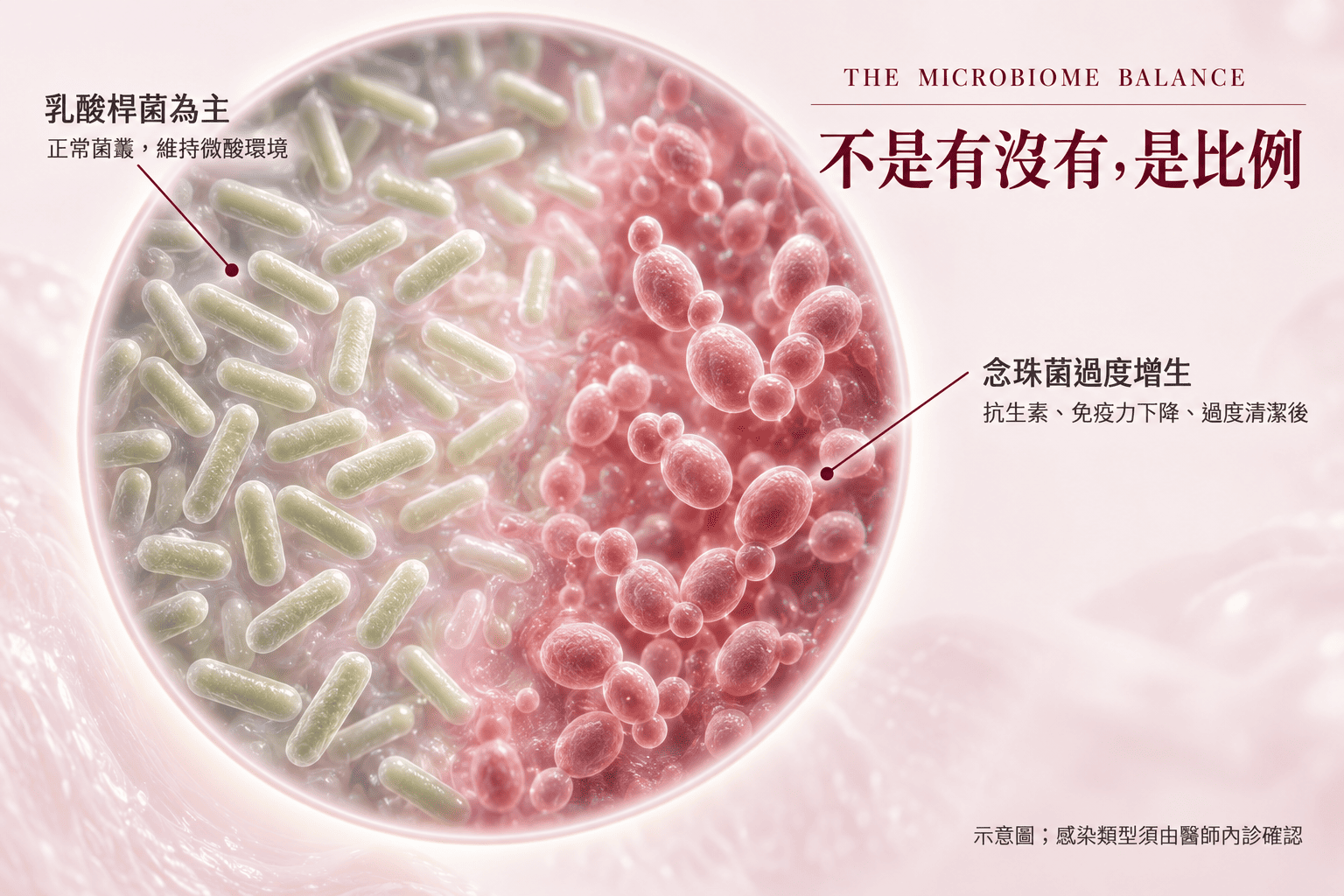 亞洲女性坐在浴室台面上若有所思，象徵關注私密健康的自我覺察時刻